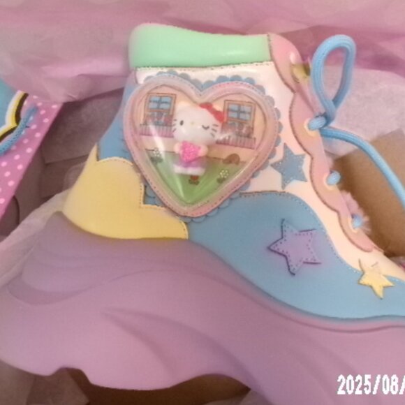 Irregular Choice Shoes - Irregular Choice x Sanrio - Hello Kitty "You Brighten My Day" Sneakers